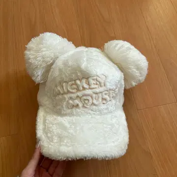 미키마우스 퍼 캡 폼폼 포함