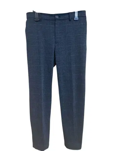 BLACK LABEL 셋업 수트 체크 무늬 슬랙스 네이비