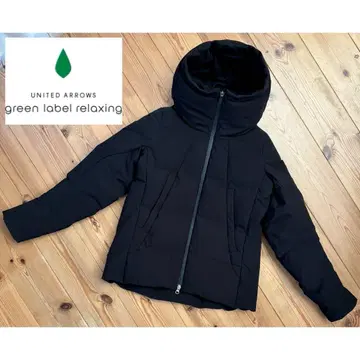 [ 38 사이즈 ] green label relaxing 다운 자켓 블랙