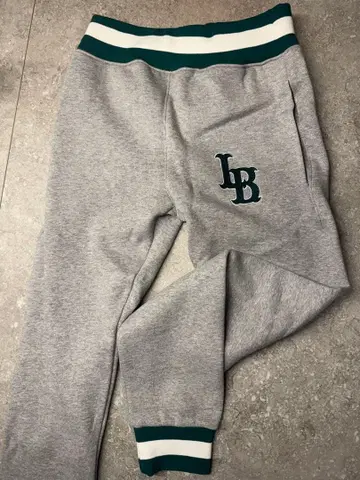 LIBERTYWALK 하의 팬츠 그레이 자수 로고 속기모 맨투맨