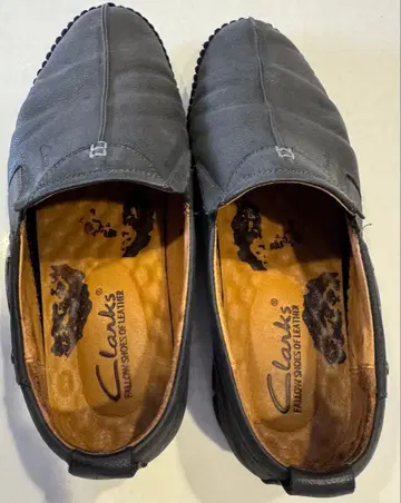 클락스 슬립온 로퍼 신발 그레이