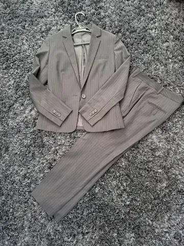 PLST 스트라이프 수트 셋업