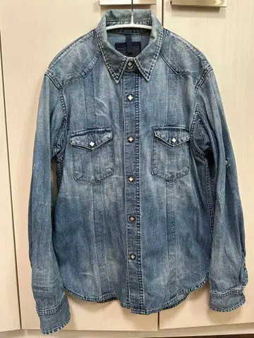 NONNATIVE 1 라이트 블루 데님 셔츠 긴팔