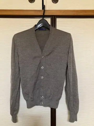 BEAMS F 빔즈 가디건 브라운 사이즈 44