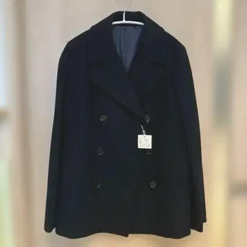 미사용 N line Precious 더블 브레스트 코트 울 98%