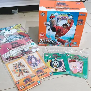 미개봉 제일복권 원피스 Dr. 베가펑크&루피 피규어