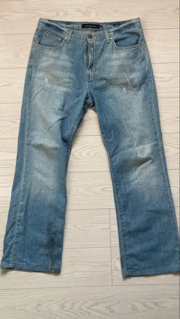 Calvin Klein 데님 밑단 얼룩 있음 구제 의류