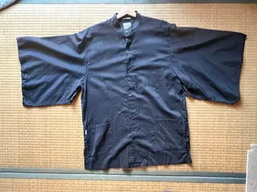 [ SOUSOU ] 소데 블랙 버튼 셔츠