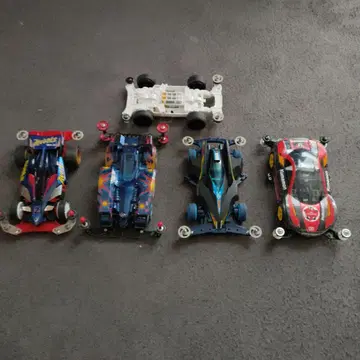 미니 사륜구동 세트 카본 부품 등 일괄