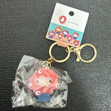 만박 산리오 미야쿠미야쿠 입체 마스코트 키링 클리어 헬로키티