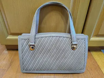 미사용 새상품 그레이지 베이지 핸드백 가죽 천연 가죽 일본제 일본 의류