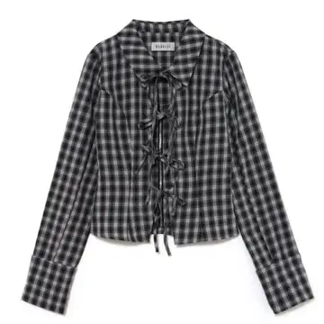 bubbles 체크 셔츠