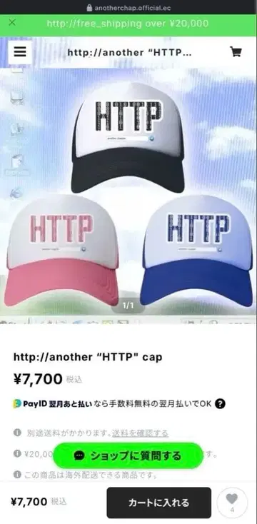 another chapter 메쉬 캡 y2k