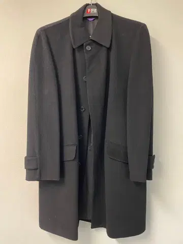 폴 스미스 블랙 스텐카라 코트 XL