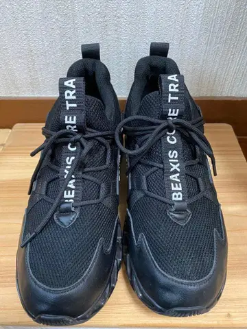 BEAXIS CORE TRA 블랙스니커즈 24cm