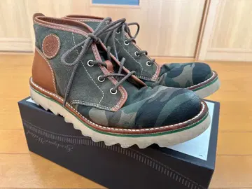 카모 패턴 하이컷 부츠