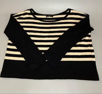 Y's 보더 무늬 긴팔 니트