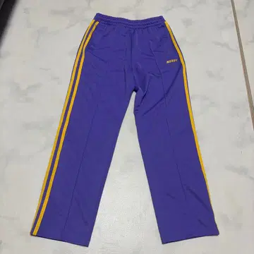 NERDY 트랙 팬츠 보라색 옐로우 컬러 저지