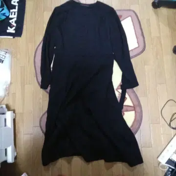 PLST 블랙 롱 원피스 508