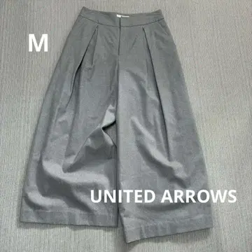 UNITED ARROWS 그린 라벨 릴랙싱 턱 와이드 팬츠