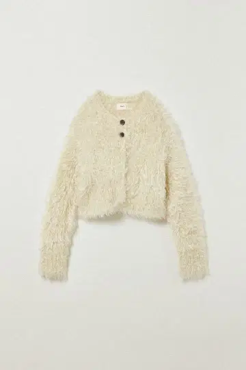25AW [ Eaphi ] FUR KNIT CARDIGAN