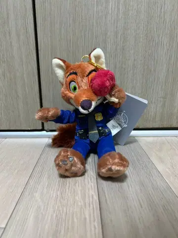 닉 와일드 봉제 인형 키체인 디즈니 스토어