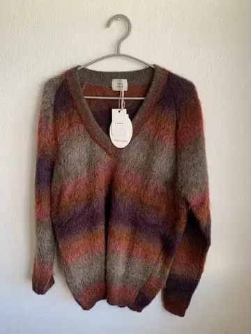 FUMIE TANAKA 그라데이션 모헤어 니트