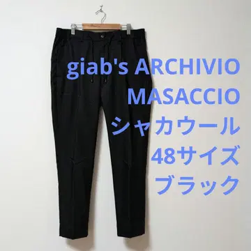 잽스 아르키비오 마사초 샤카울 48 사이즈 블랙