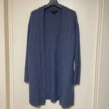 Theory 롱 가디건 블루