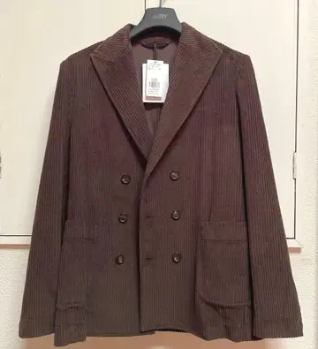 코듀로이 자켓 브라운 남성용 44 S사이즈 택 포함