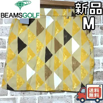 [새상품] 빔즈 골프 BEAMS 여성용 기하학 패턴 스커트 M 사이즈