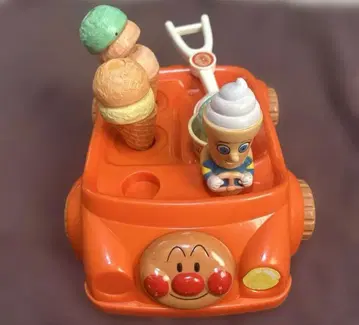 호빵맨 TOHO 소프트 크림맨 아이스크림 가게 완구 자동차 탈것