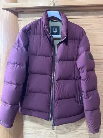 던힐 퍼플 다운 자켓 새상품급