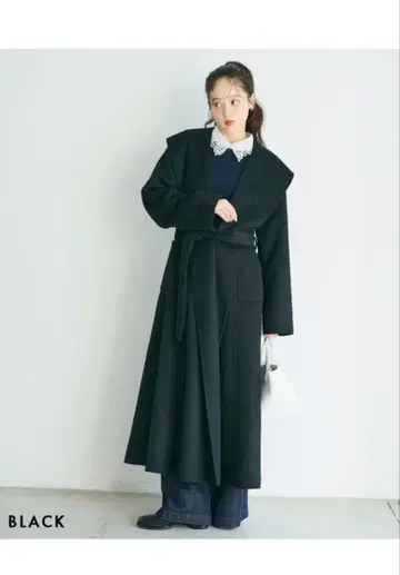 BASEMENTO 온라인 A라인 페플럼 코트