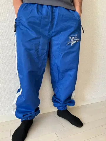 FUBU 라인 팬츠 블루