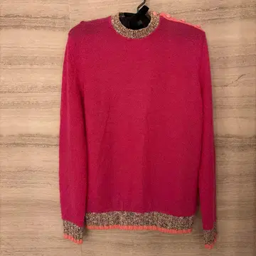 드로어 핑크 긴팔 니트 2019SS