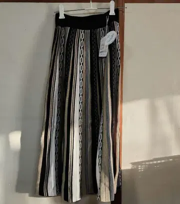 스트라이프 롱 스커트 사이즈 38 MADE IN JAPAN