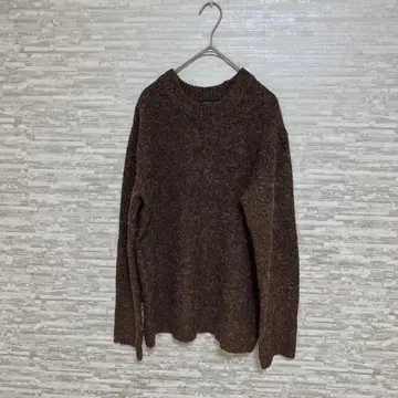 컴시즘 모코모코 긴팔 니트 브라운 M 상당 루즈핏