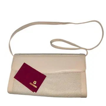 GLOMESH 그로메쉬 베이지 메쉬 숄더백 포켓 부착