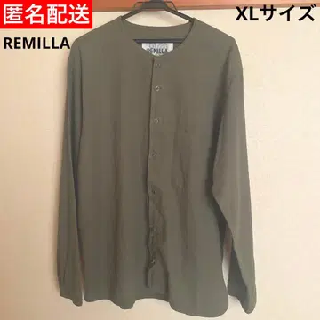 [ 익명 배송 ] REMILLA 남성용 긴팔 셔츠 카키