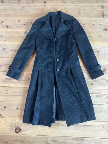 COMME CA DU MODE 체스터 코트 사이즈 9 다크 그레이