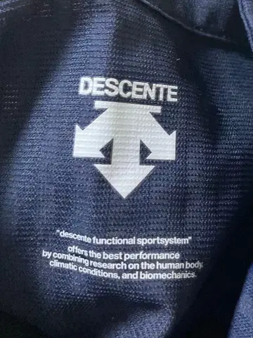 데상트 M 남성용 크로스 자켓 네이비