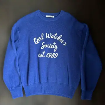 BEAUTY&YOUTH 파랑 니트 스웨터 긴팔