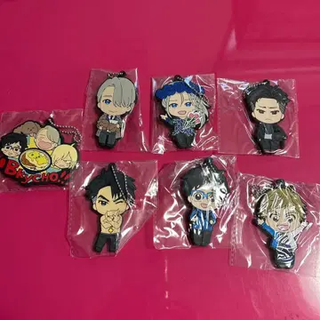 유리 러버 마스코트 7개 세트