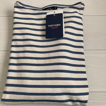 택 포함 새상품 SAINT JAMES 스트라이프 긴팔 T셔츠