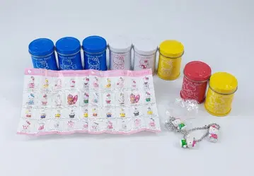 헬로키티 컬렉터즈 마스코트 2 캔 8개 본체 2개 현상품