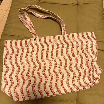 교토 에이 라쿠야 토리이 무늬 토트백