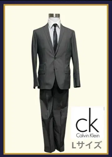 Calvin Klein 그레이 비즈니스 정장 L 사이즈