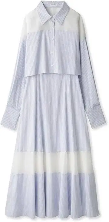 FRAYI.D 셔츠 콤비 원피스