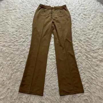 이타리야 플레어 팬츠 버튼 플라이 팬츠